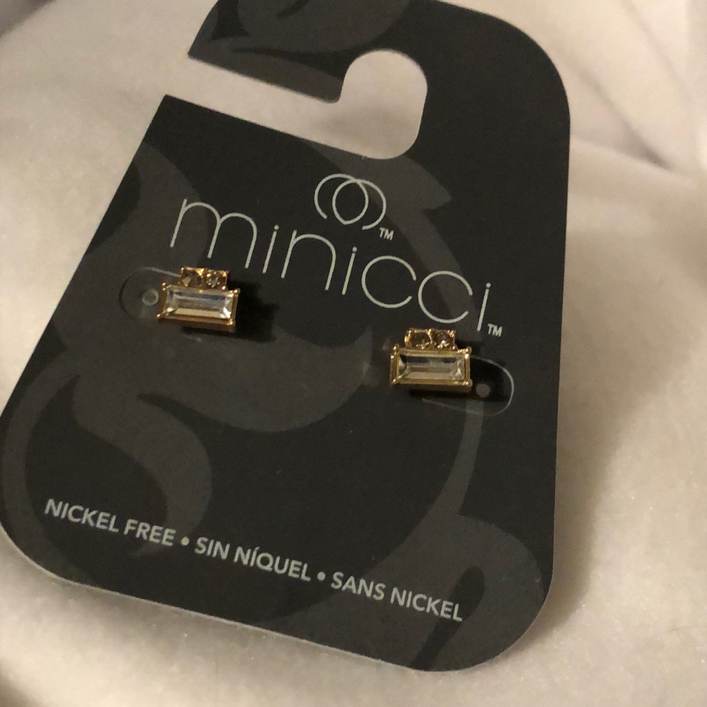 Minicci Rhinestone Earrings